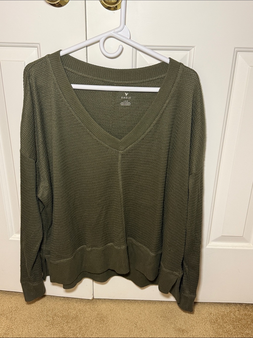 Women’s American Eagle Waffle Long Sleeve Shirt